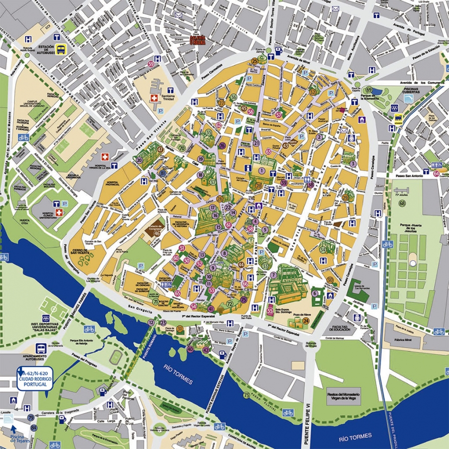 Map - Turismo de Salamanca. Portal Oficial